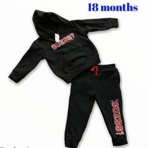 18m Baby Guess Unisex Sweatsuit Matching Set